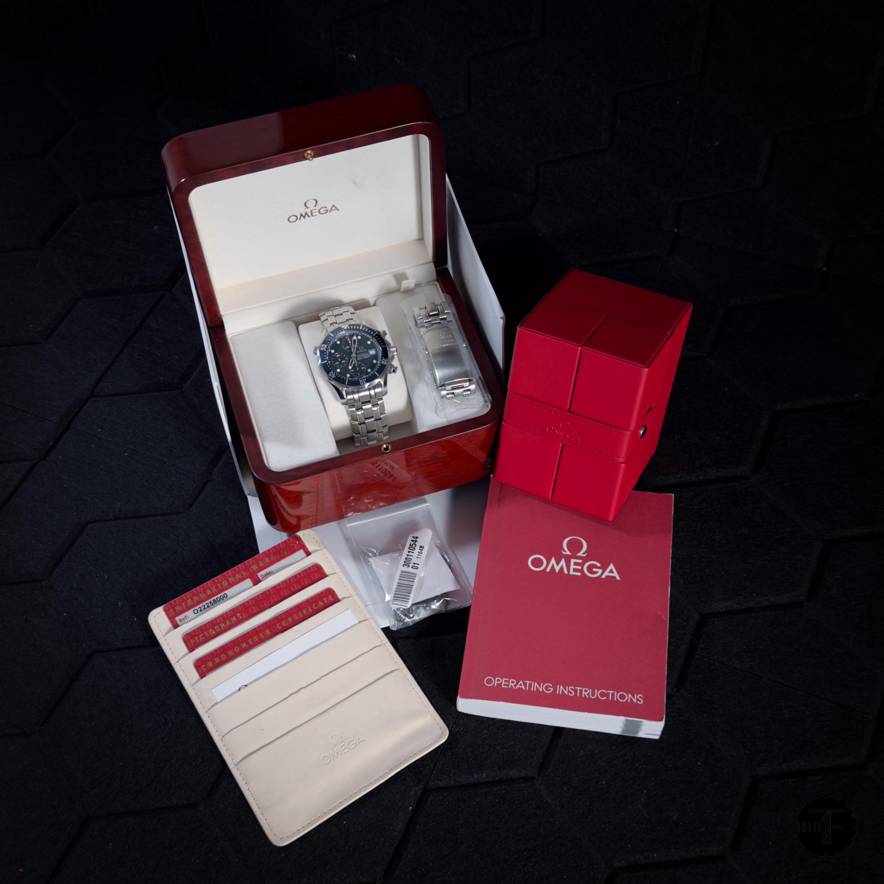 Omega Seamaster Chronograph 300m Chrono 2225.80 Full set Service 2026