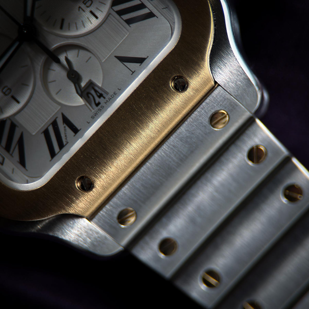 Cartier Santos De Cartier Chrono XL Two Tone