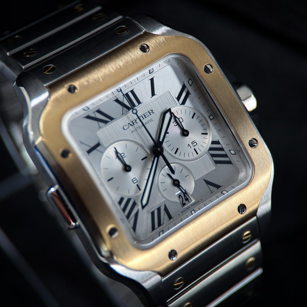 Cartier Santos De Cartier Chrono XL Two Tone
