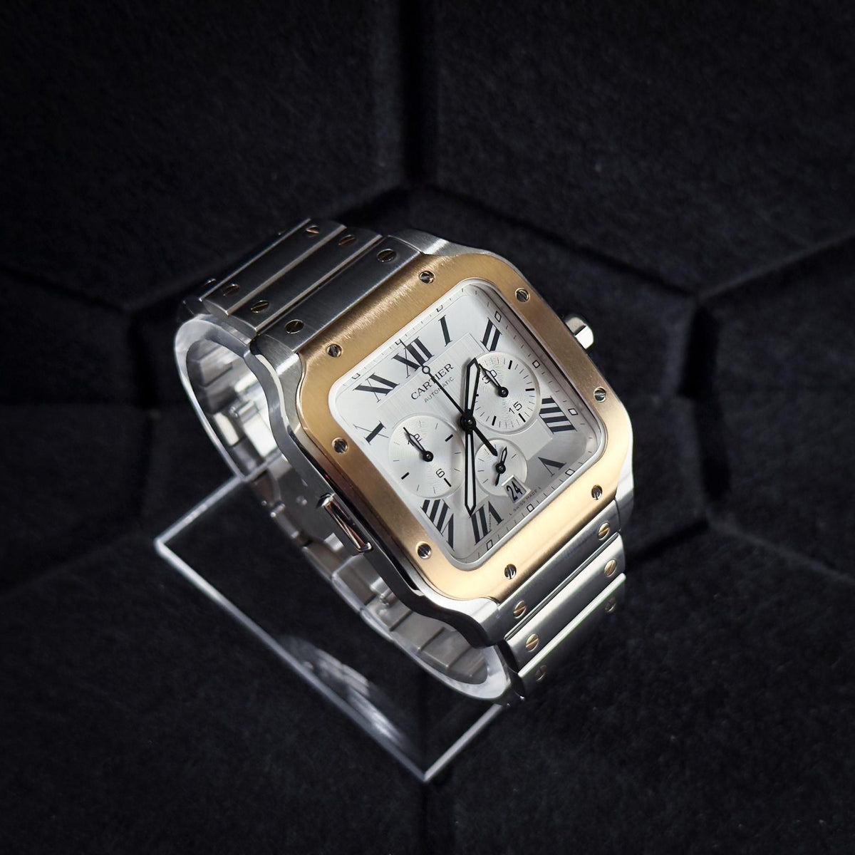 Cartier Santos De Cartier Chrono XL Two Tone